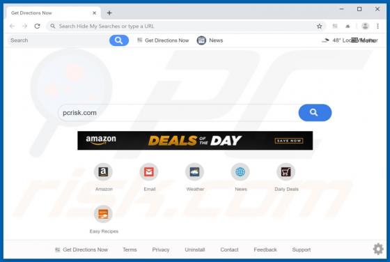 Get Directions Now Browser Hijacker