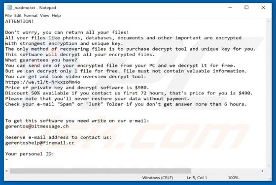 Bora Ransomware