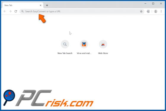 EasyConvert Browser Hijacker