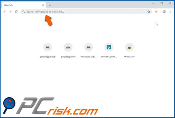 PdfProDocs Browser Hijacker