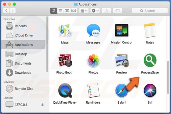 ProcessSave Adware (Mac)