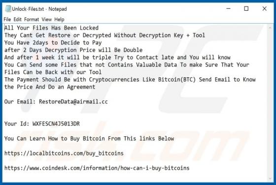 Odveta Ransomware