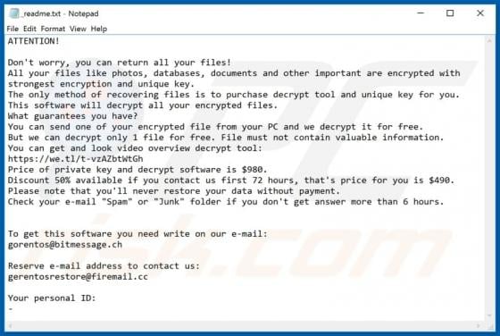 Werd Ransomware