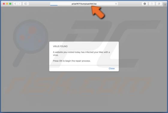 Funnytues POP-UP Scam (Mac)