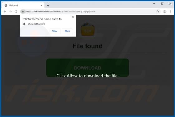 Robotornotchecks.online Ads