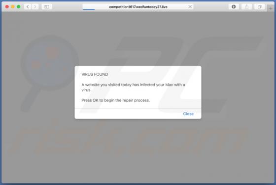 Wenfuntoday POP-UP Scam (Mac)