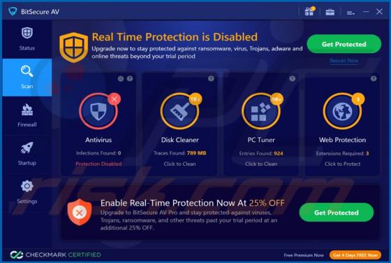 BitSecure AV Unwanted Application