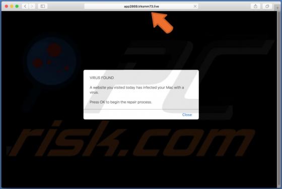 Trksmm POP-UP Scam (Mac)