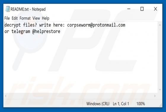 Corpseworm Ransomware