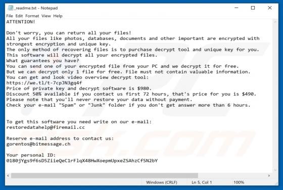 Mosk Ransomware