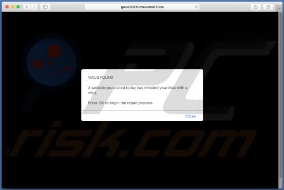 Chksumm POP-UP Scam (Mac)