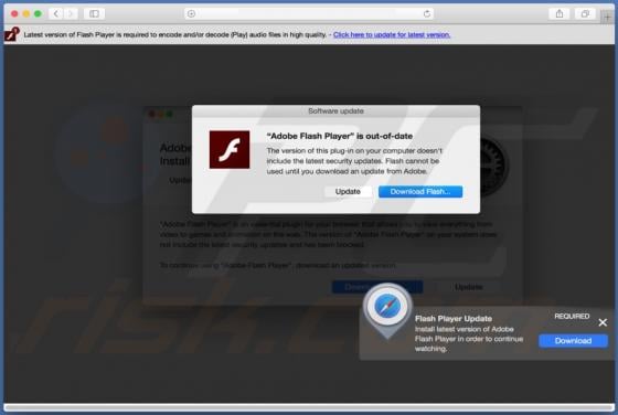 Fake Software Update POP-UP Scam (Mac)