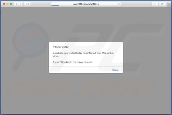 Nonamebnm POP-UP Scam (Mac)