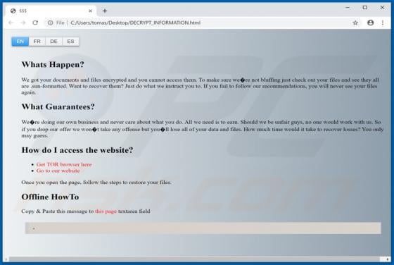 Sun Ransomware