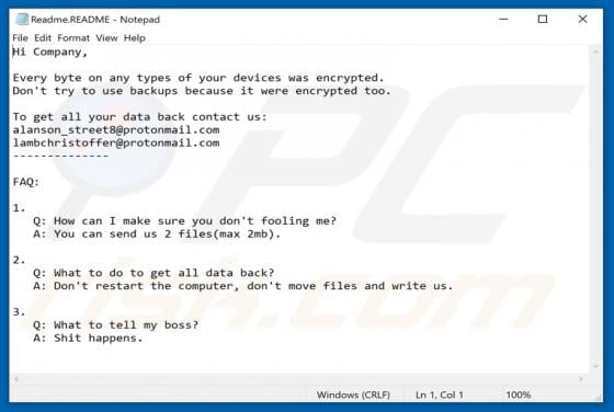 Mespinoza Ransomware