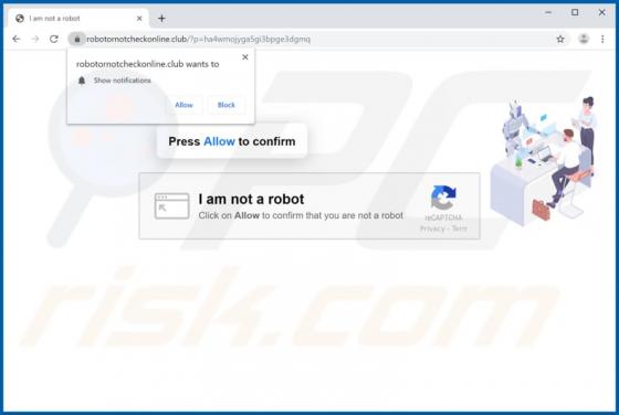 Robotornotcheckonline.club Ads
