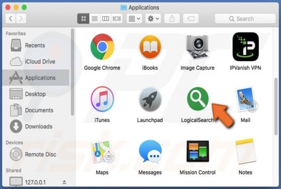 LogicalSearch Adware (Mac)
