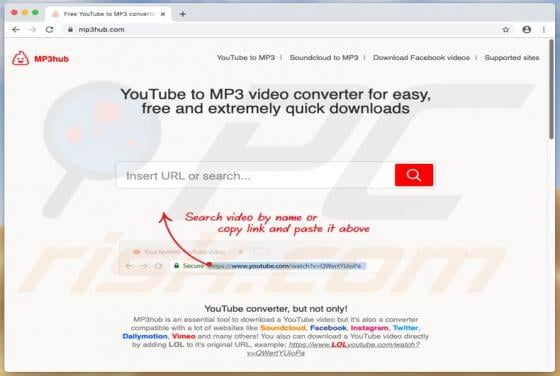 Mp3hub.com Suspicious Website