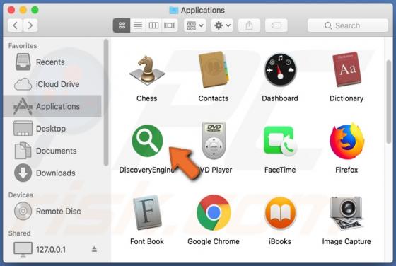 DiscoveryEngine Adware (Mac)