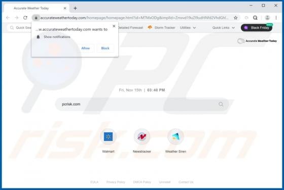 Accurate Weather Today Browser Hijacker