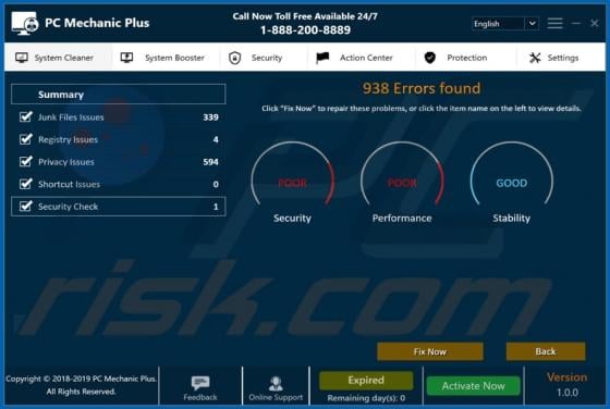 PC Mechanic Plus Unwanted Application