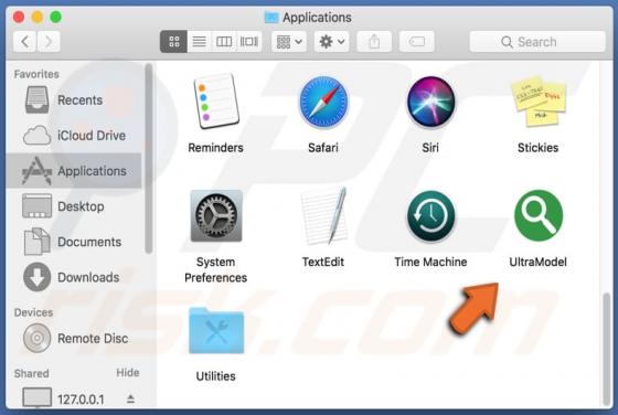 UltraModel Adware (Mac)