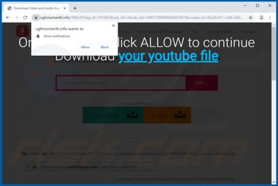 Ughmortanth.info Ads