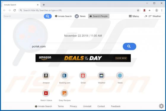 Inmate Search Browser Hijacker