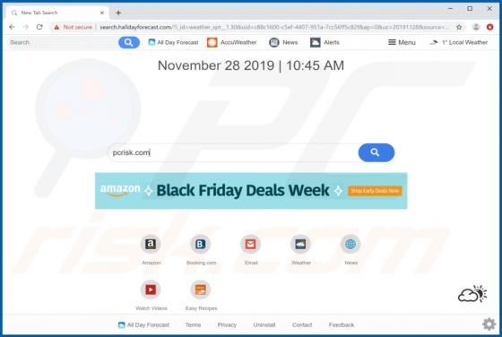 All Day Forecast Browser Hijacker