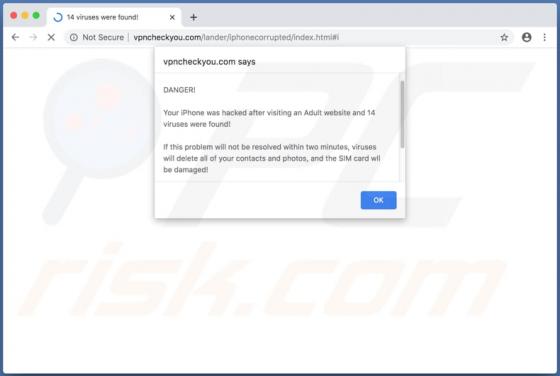 Vpncheckyou.com POP-UP Scam (Mac)