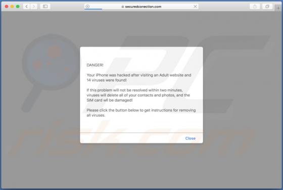 Securedconection.com POP-UP Scam (Mac)