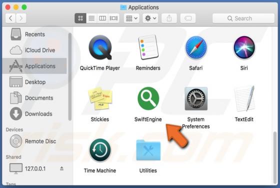 SwiftEngine Adware (Mac)