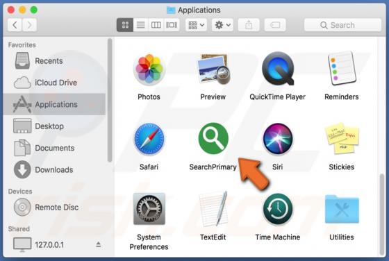 SearchPrimary Adware (Mac)