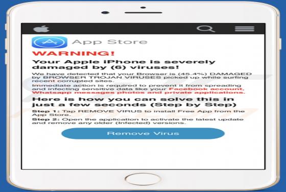 Your Apple iPhone Is Severely Damaged by (6) Viruses! POP-UP Scam (Mac)