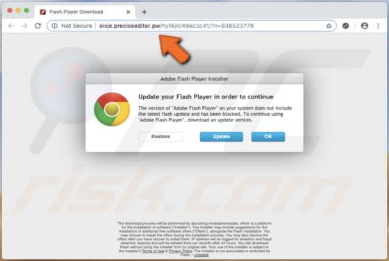 Preciseeditor.pw POP-UP Scam (Mac)