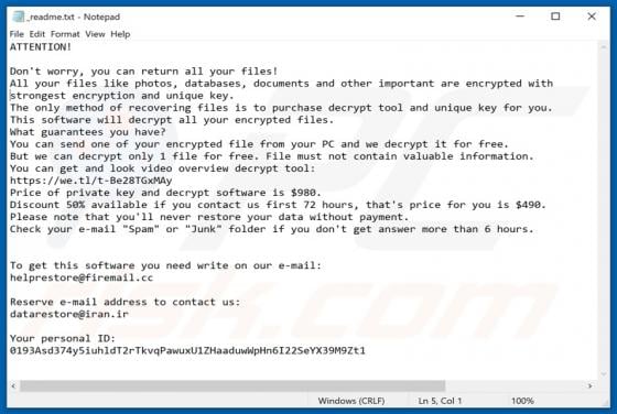 Mkos Ransomware