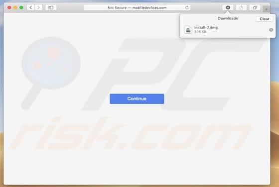 Mob1ledev1ces.com POP-UP Scam (Mac)
