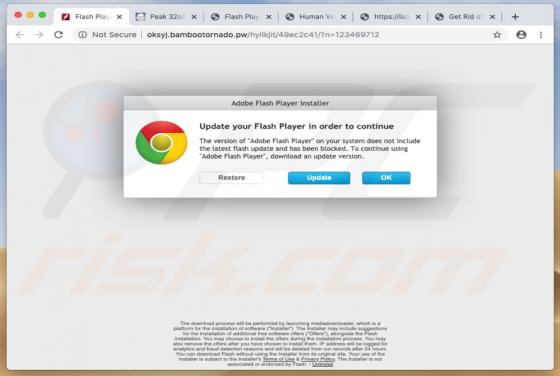 Bambootornado.pw POP-UP Scam (Mac)