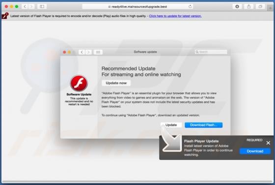 Mainsourceofupgrade.best POP-UP Scam (Mac)
