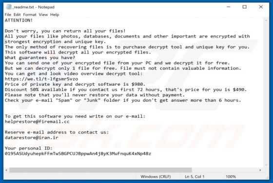 Piny Ransomware