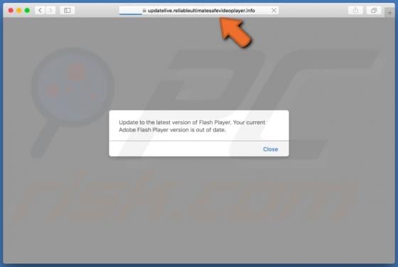 Reliableultimatesafevideoplayer.info POP-UP Scam (Mac)