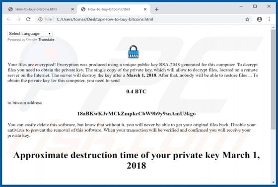 Node.js Ransomware