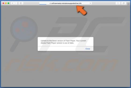 Mainplaceupgradesfree.info POP-UP Scam (Mac)