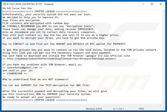 Crypton (Aurora) Ransomware