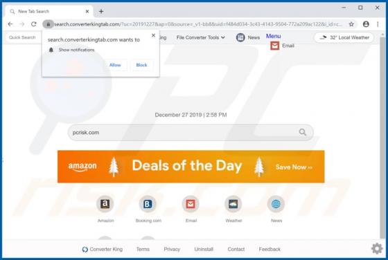 Converter King Browser Hijacker
