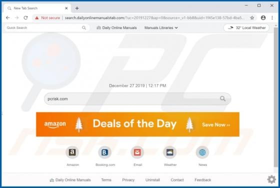 Daily Online Manuals Browser Hijacker