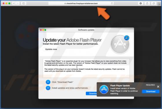Fineplayerreliablenew.best POP-UP Scam (Mac)