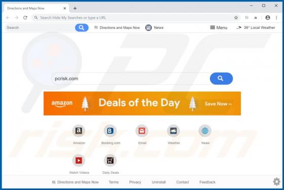 Directions And Maps Now Browser Hijacker