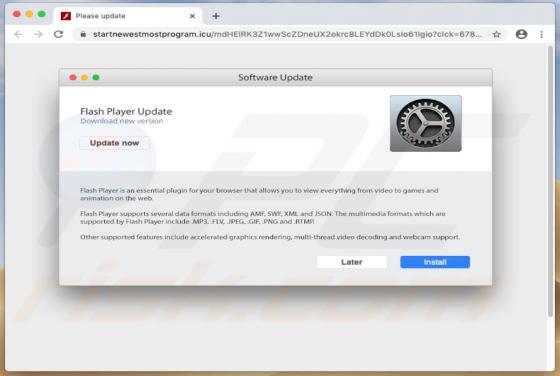 Startnewestmostprogram.icu POP-UP Scam (Mac)