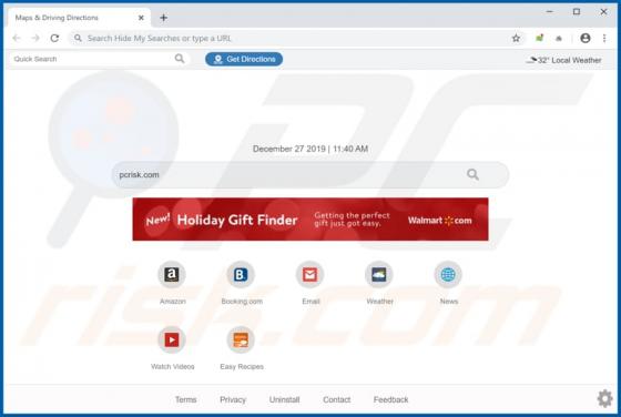 Maps & Driving Directions browser hijacker